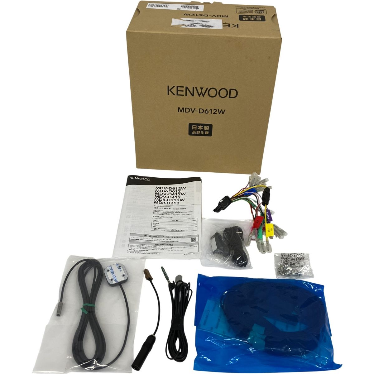 KENWOOD ケンウッド MDV-D612W 彩速ナビ 7V型 SSDナビ カーナビ 中古