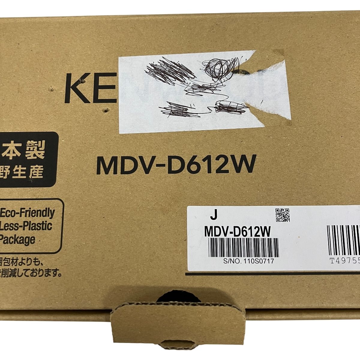 KENWOOD MDV-D612W カーナビ 未使用品 MDV-D612W/D612 | 特定販路向け製品 | KENWOOD