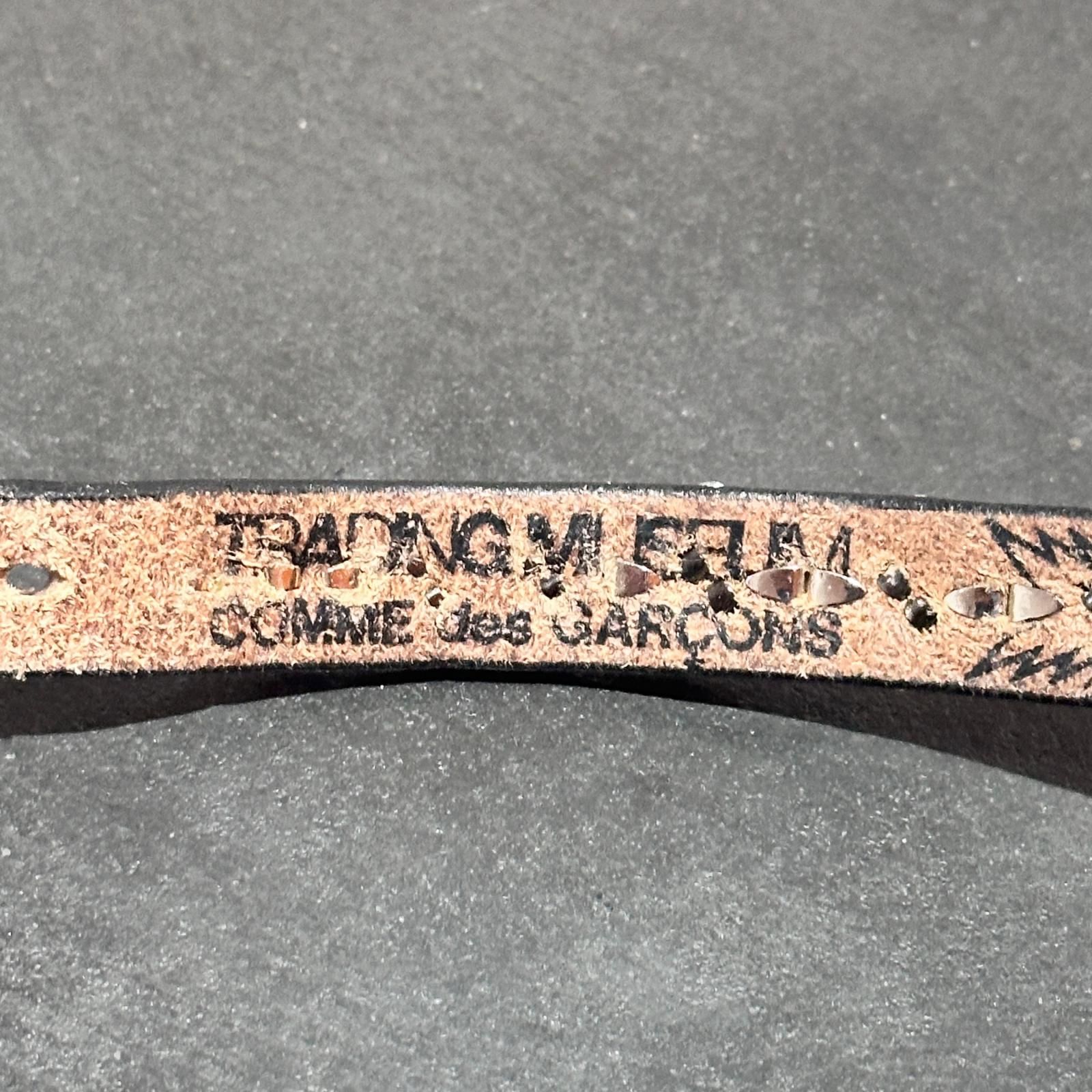 WOLF'S HEAD × COMME des GARCONS レザースタッズブレスレット 革