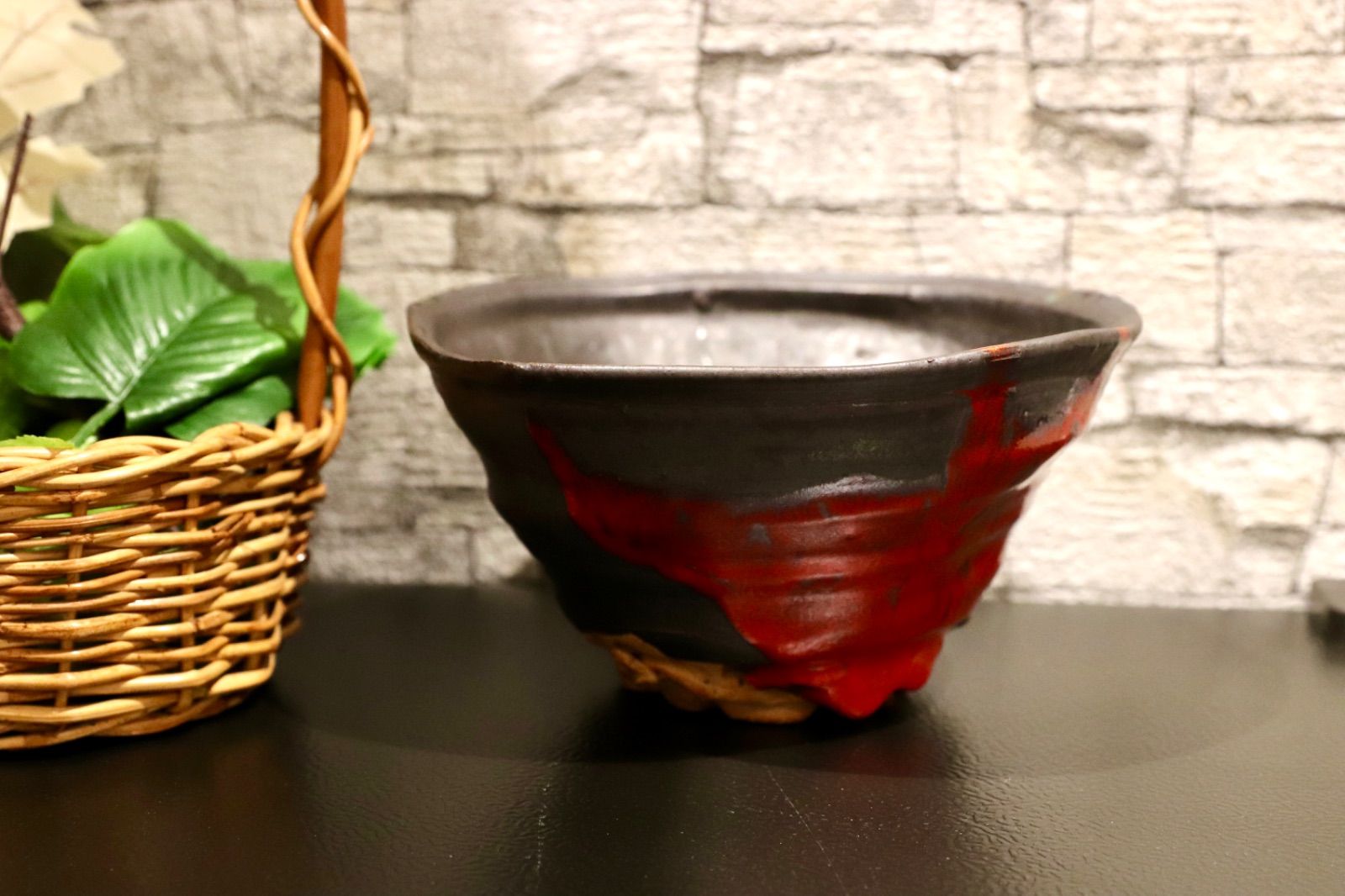 中国定窯柿釉印花文小皿 コレクション