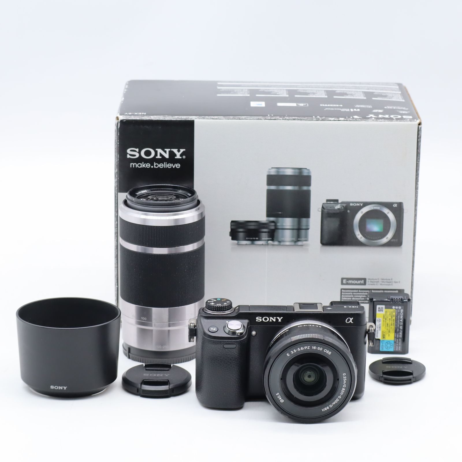 SONY α NEX-6 ダブルズームキット ショット数 3392回 - メルカリ