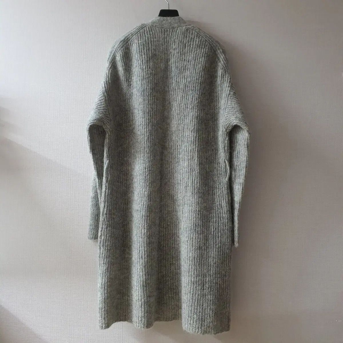 安い ジェニ박 グレー ニット ロング カーディガン shaggy gown