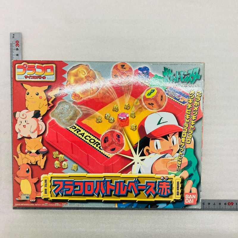 未開封品】BANDAI ポケモン プラコロ サイコロバトル バトルベース 赤