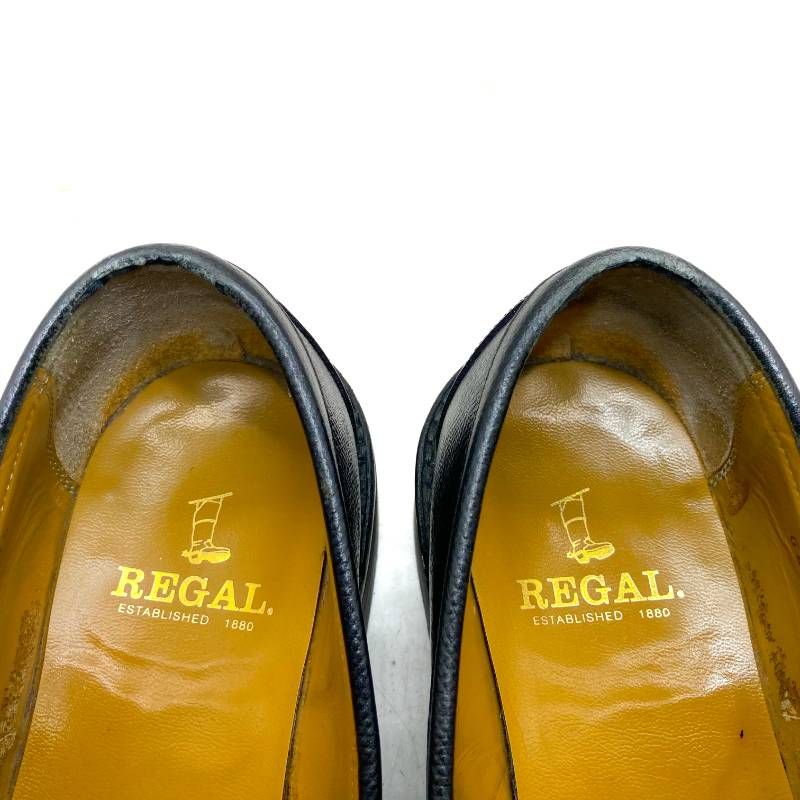 REGAL リーガル タッセルローファー 2641 黒 ブラック 25cm 革靴
