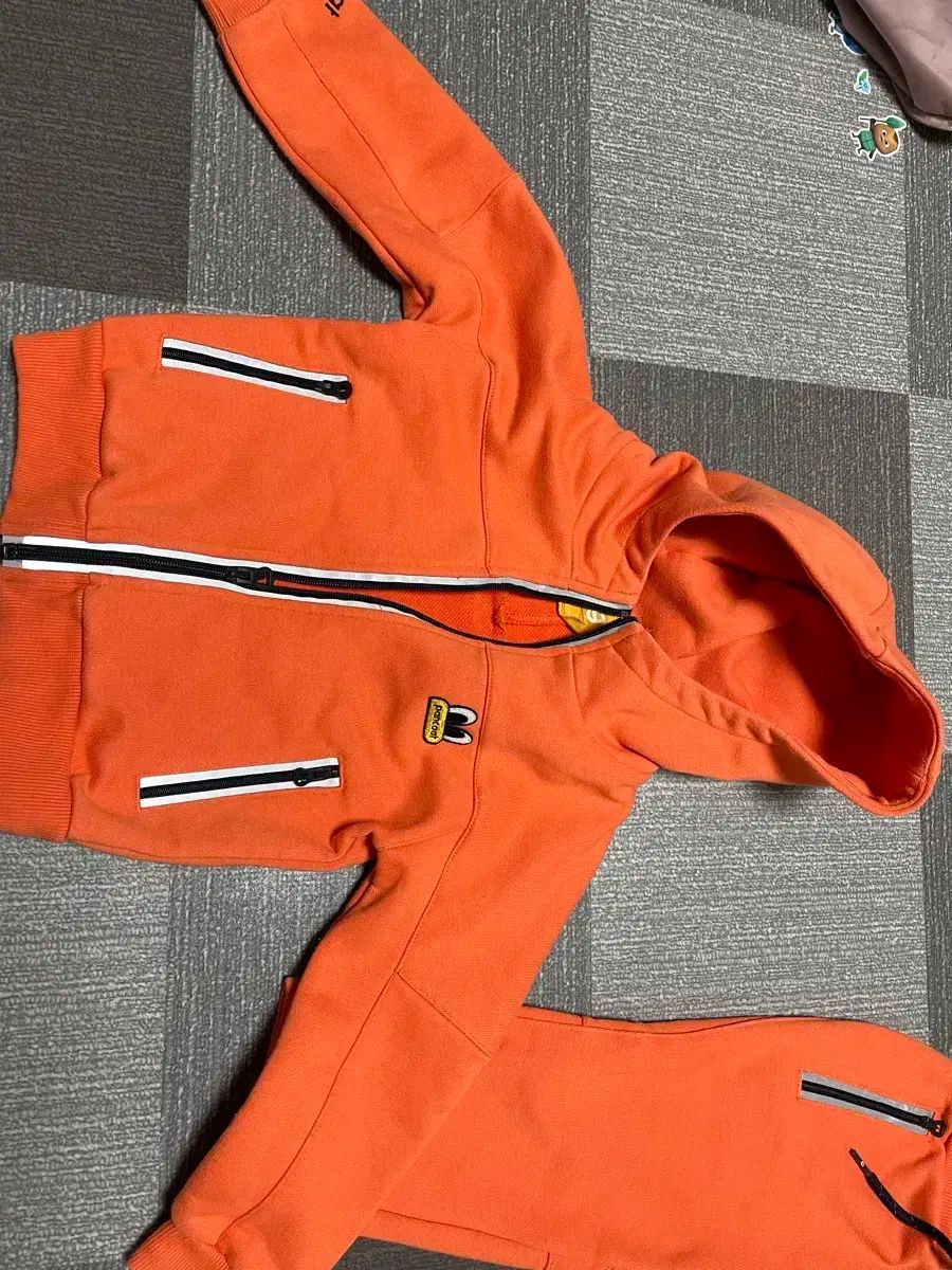 【100%新品，本物保証】 Pancoat オレンジ色 上下セット 3t その他