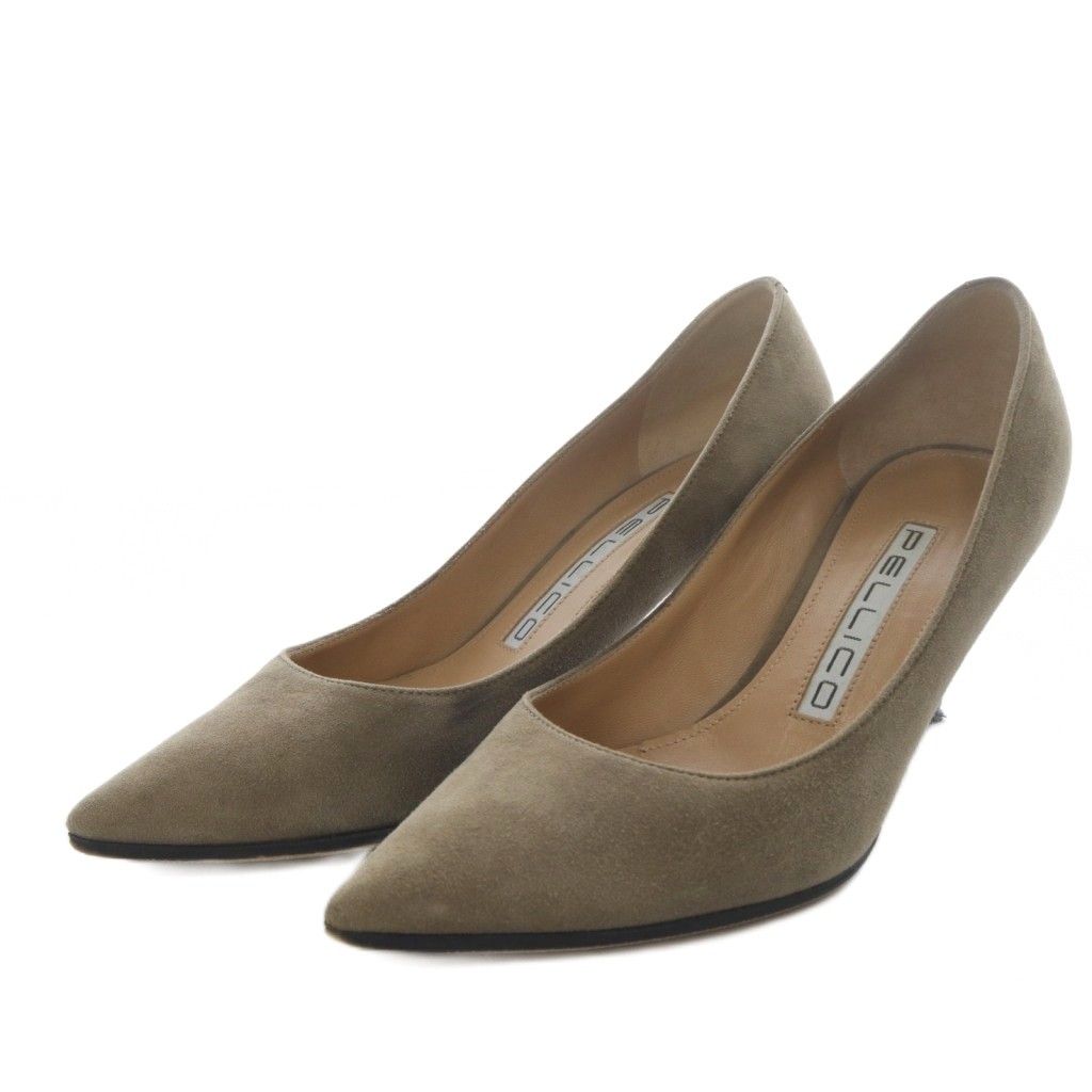 ペリーコ PELLICO パンプス ハイヒール ポインテッドトゥ スエード 34