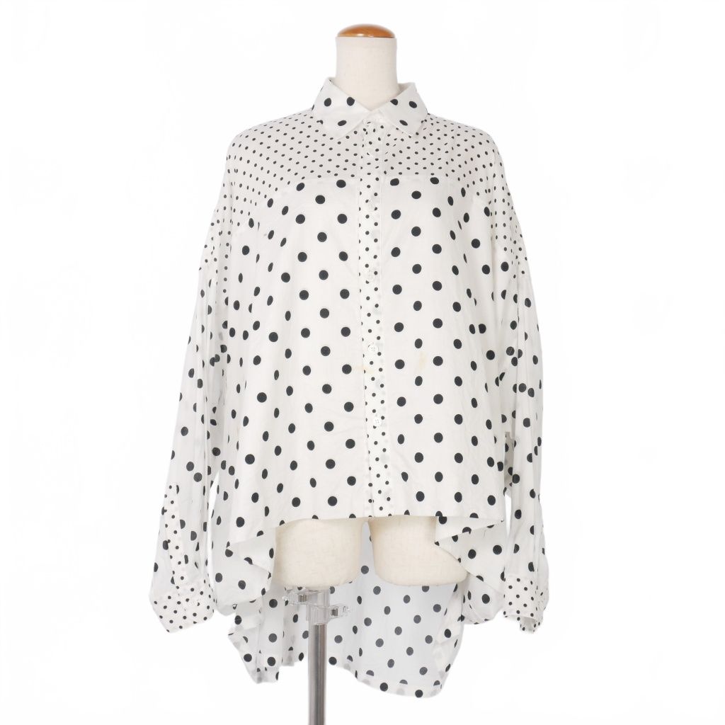 ドレスシャツ ドット柄 長袖シャツ ヨウジヤマモト Sサイズ LIMI feu