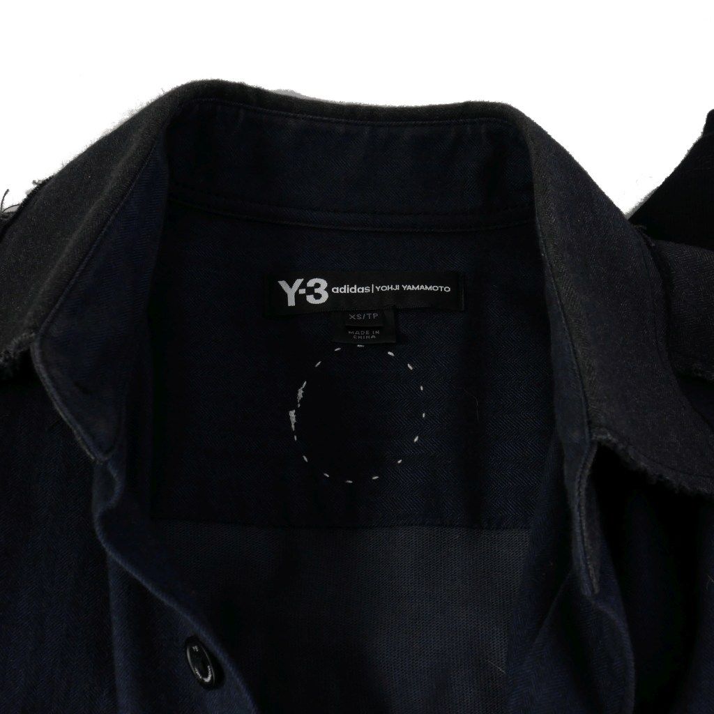 ワイスリー Y-3 ヨウジヤマモト シャツ ロングスリーブ ブラック M Y-3 Yohji Yamamoto THREE STRIPES LONG SLEEVE TOP (BLACK)の商品