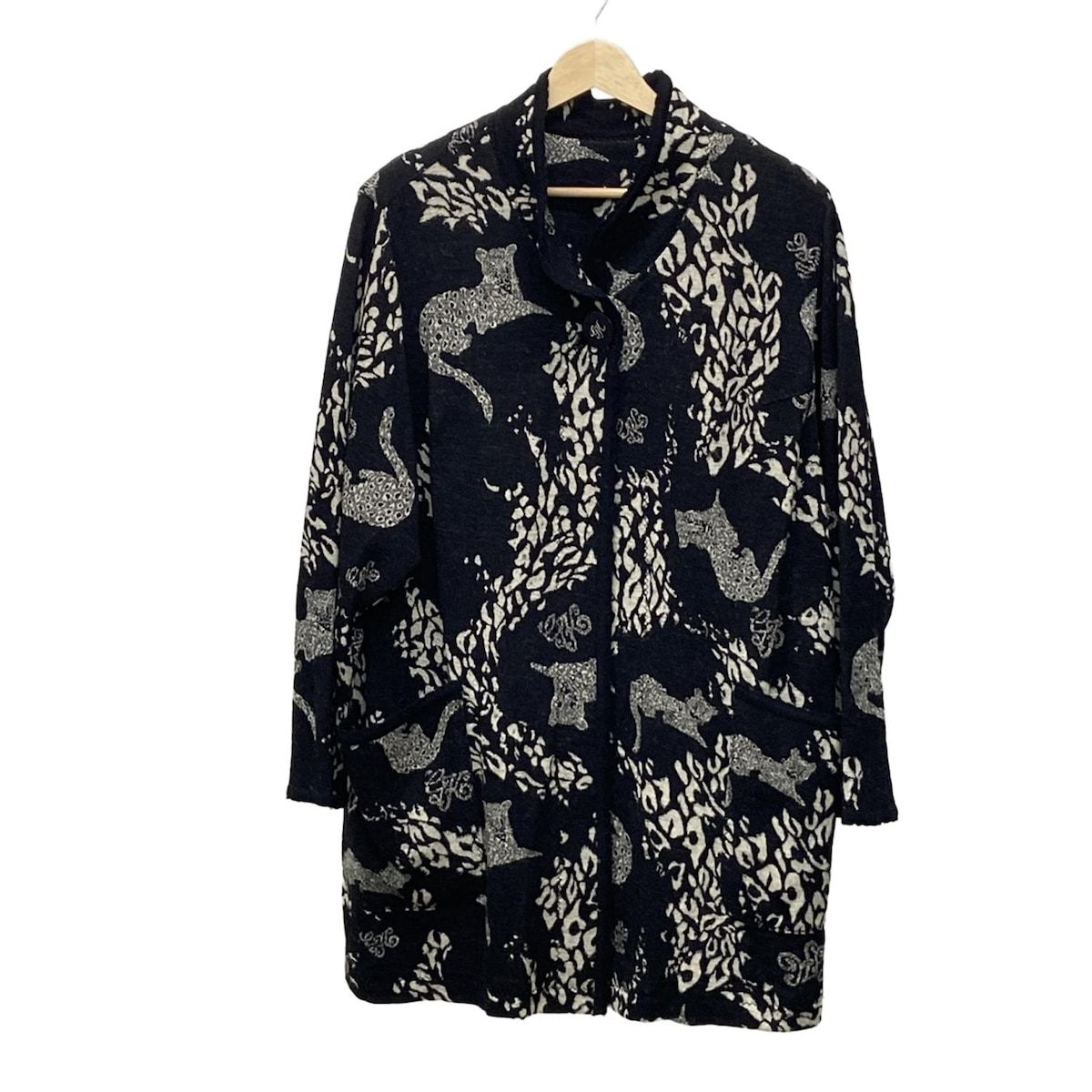 伊太利屋/GKITALIYA(イタリヤ) コート サイズ9 M レディース美品 - 黒