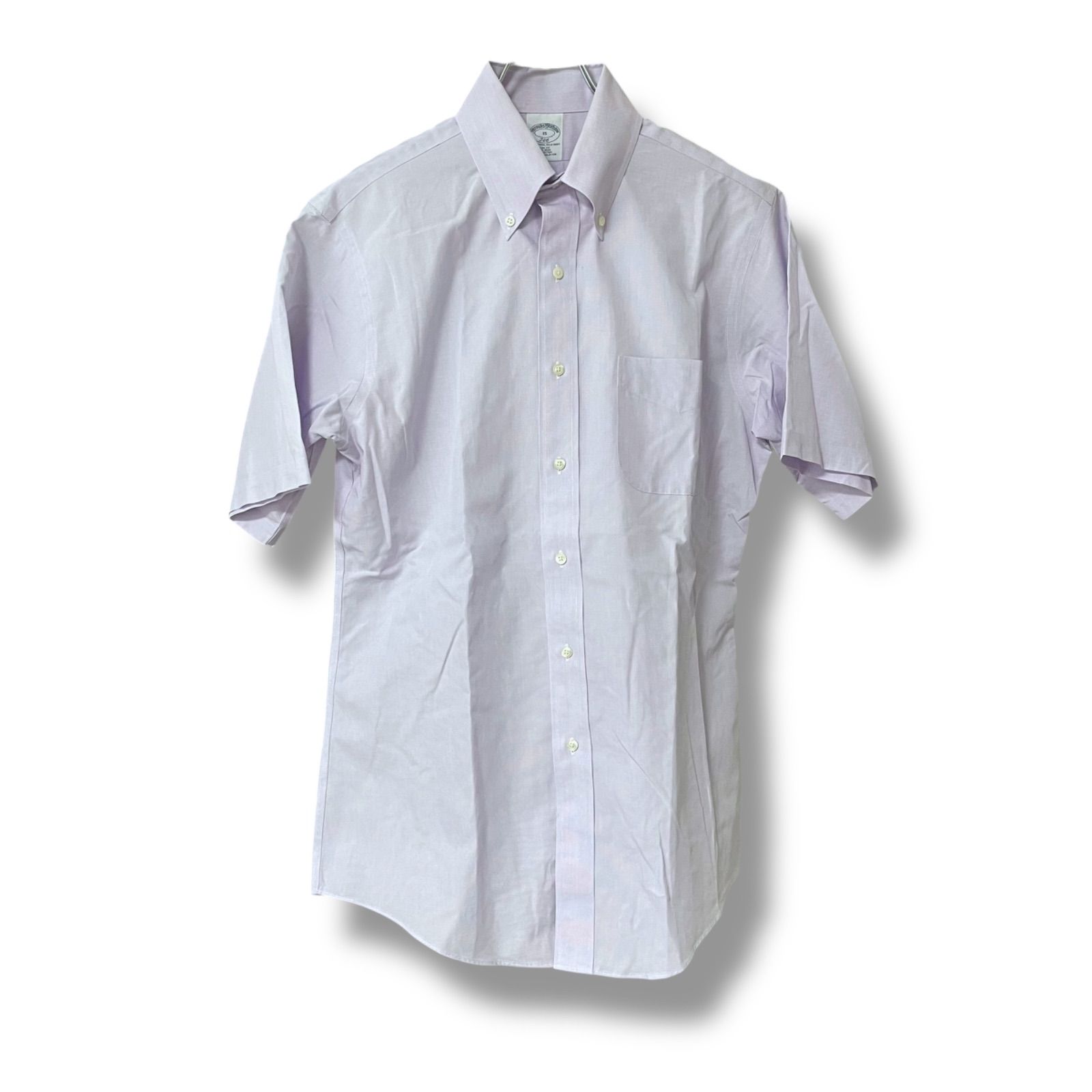 BROOKS BROTHERS ブルックスブラザーズ パープル 半袖シャツ ボタン