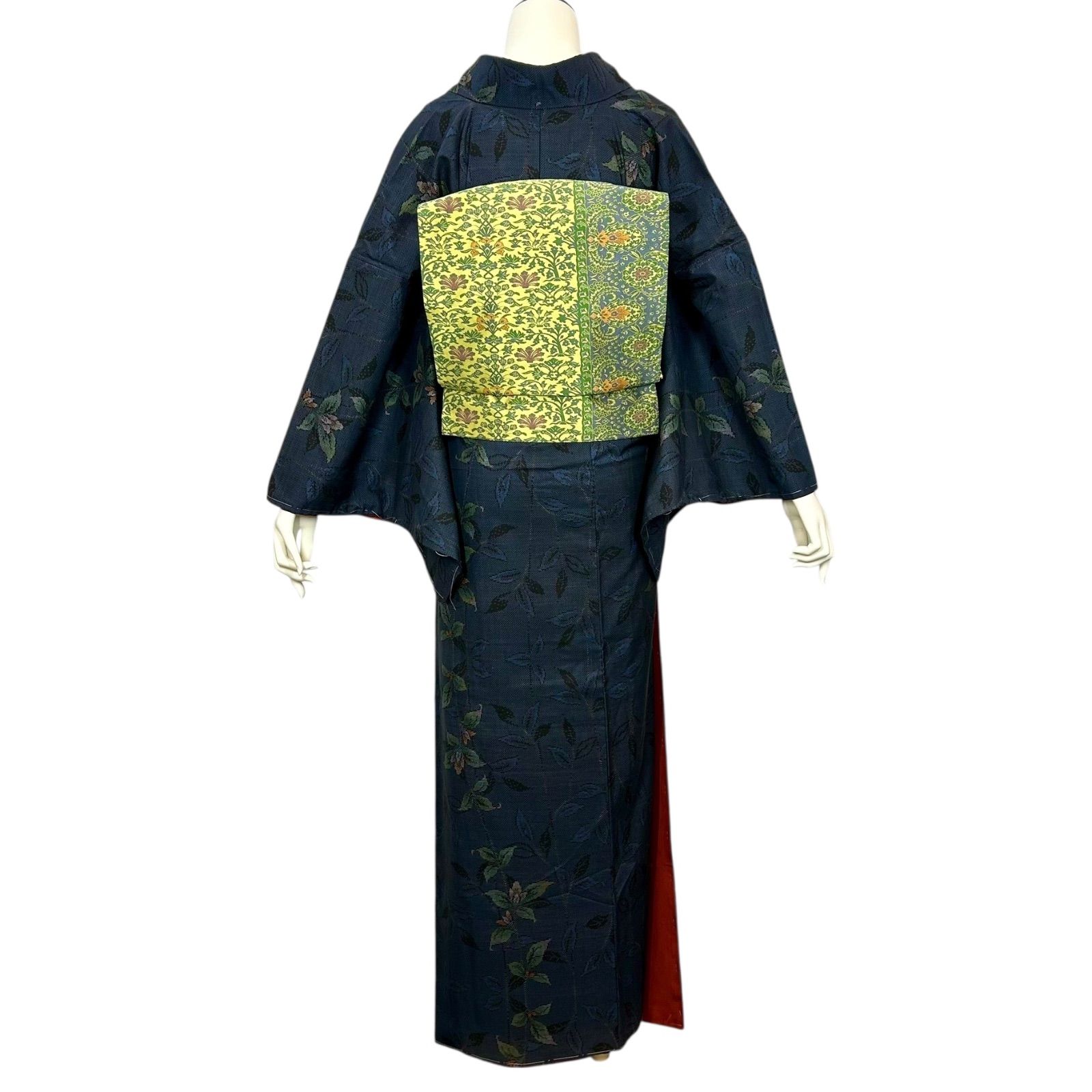 大島紬 紬 正絹 着物 名古屋帯セット - メルカリ