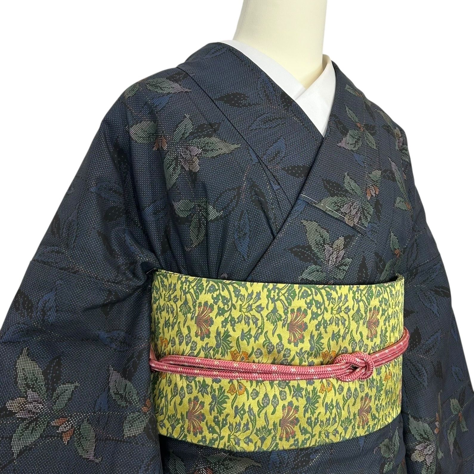 大島紬 紬 正絹 着物 名古屋帯セット - メルカリ