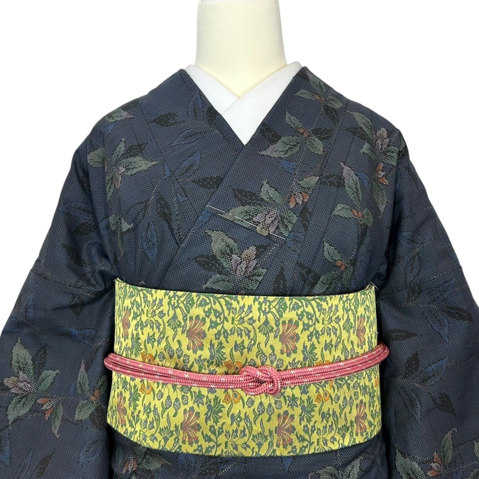 大島紬 紬 正絹 着物 名古屋帯セット - メルカリ