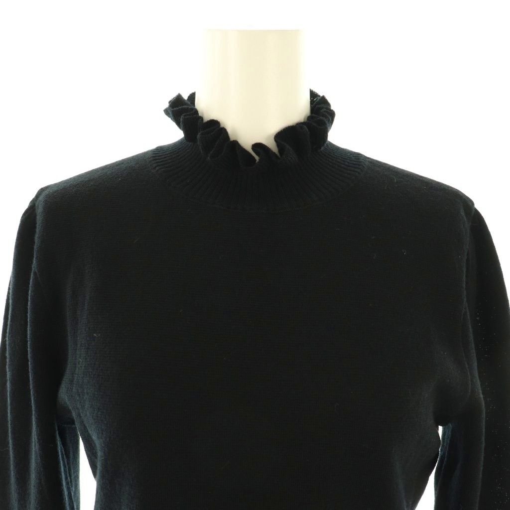 M'sグレイシー 定番リボンニット黒40 エムズグレイシー M'S GRACY 24年