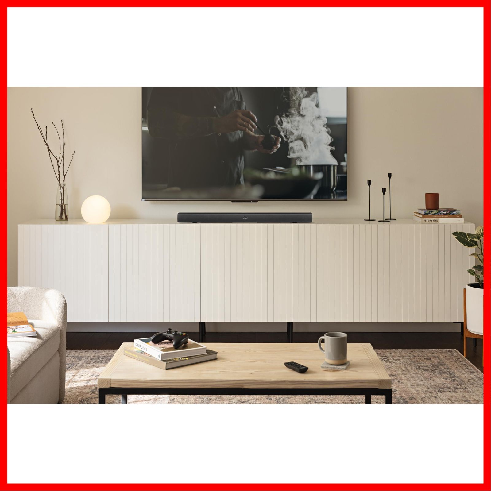 デノン サブウーハー内蔵サウンドバー DHT-C210K デノン サブウーハー内蔵サウンドバー DHT-C210K 展示品