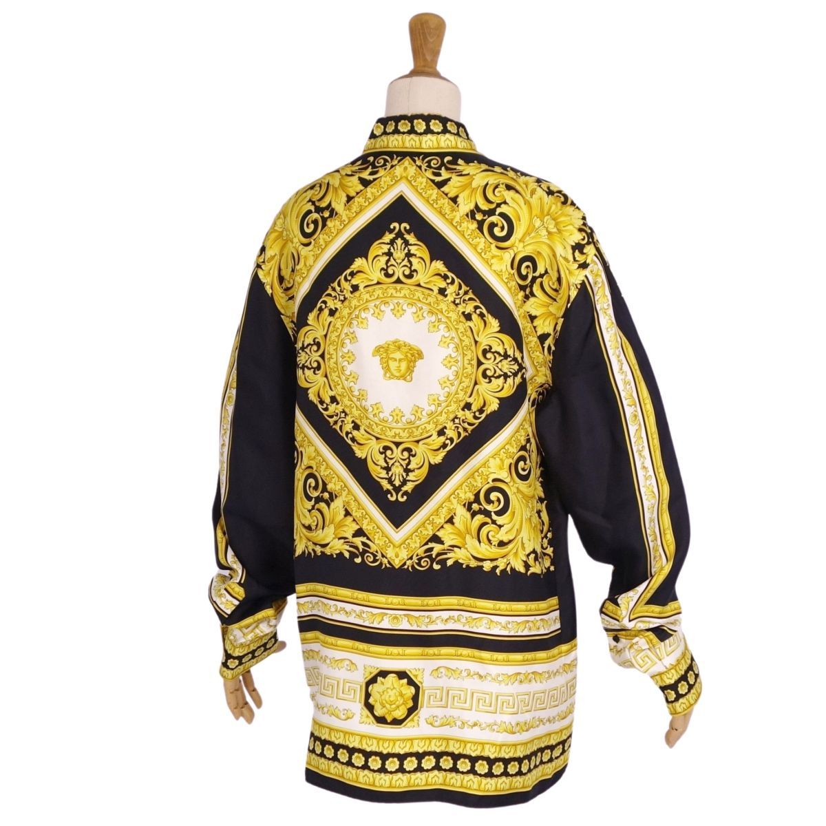 美品 ヴェルサーチ VERSACE シャツ ブラウス バロッコ ロングスリーブ 