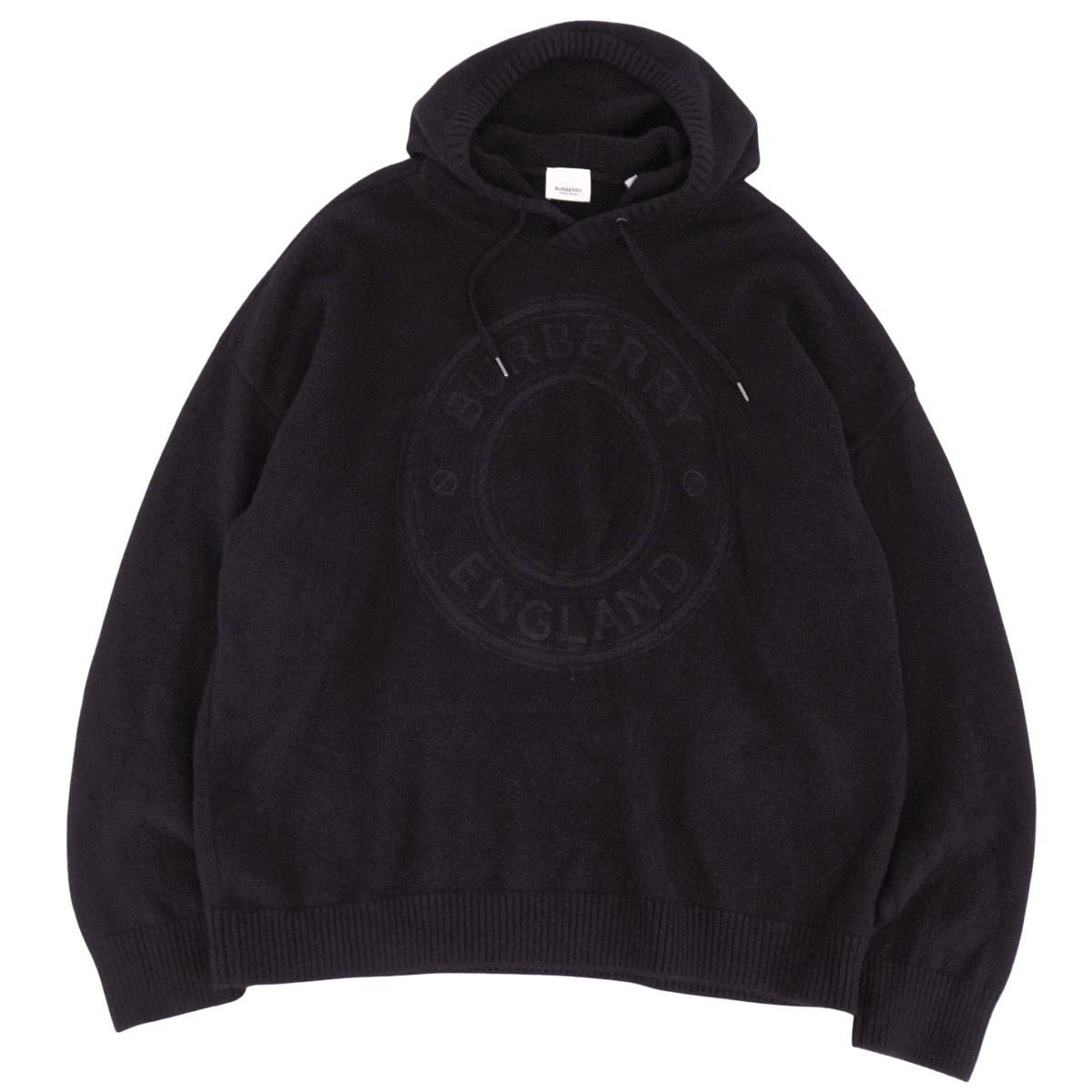 美品 バーバリー BURBERRY パーカー フーディー ニット プルオーバー 