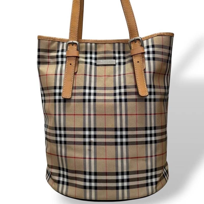 希少☆BURBERRY BLUE LABEL バーバリーブルーレーベル☆トートバッグ