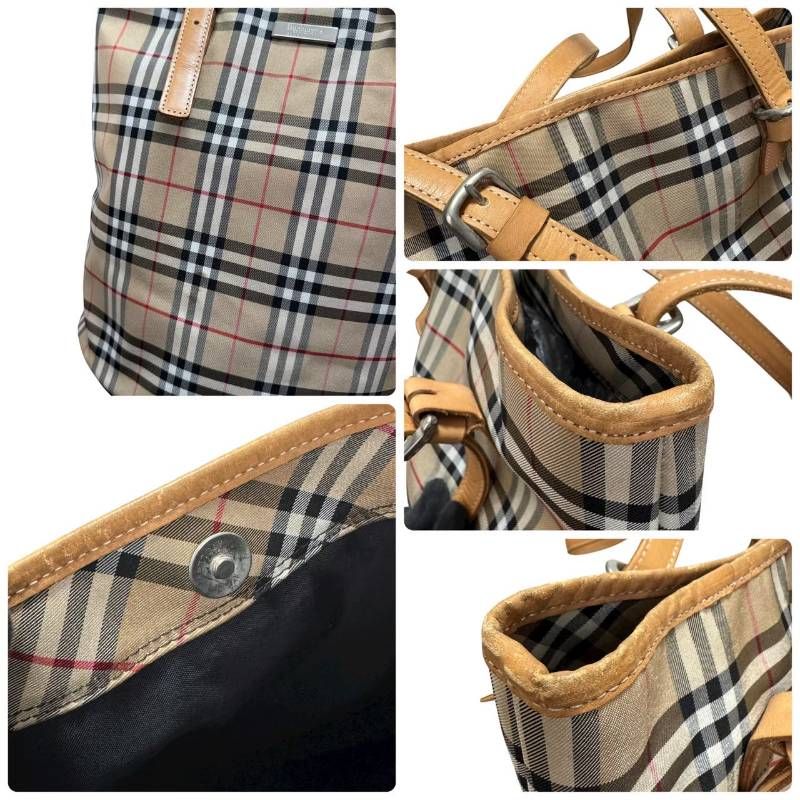 希少☆BURBERRY BLUE LABEL バーバリーブルーレーベル☆トートバッグ