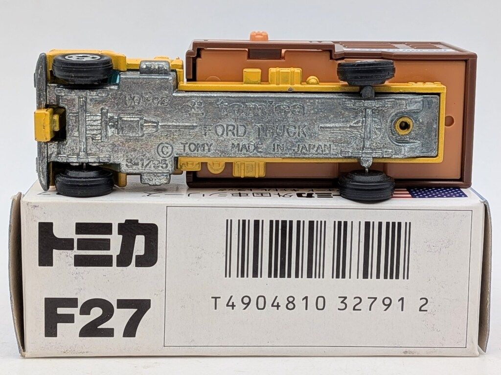 トミー トミカ/青箱日本製 フォード キャトル トラック キャビン山吹