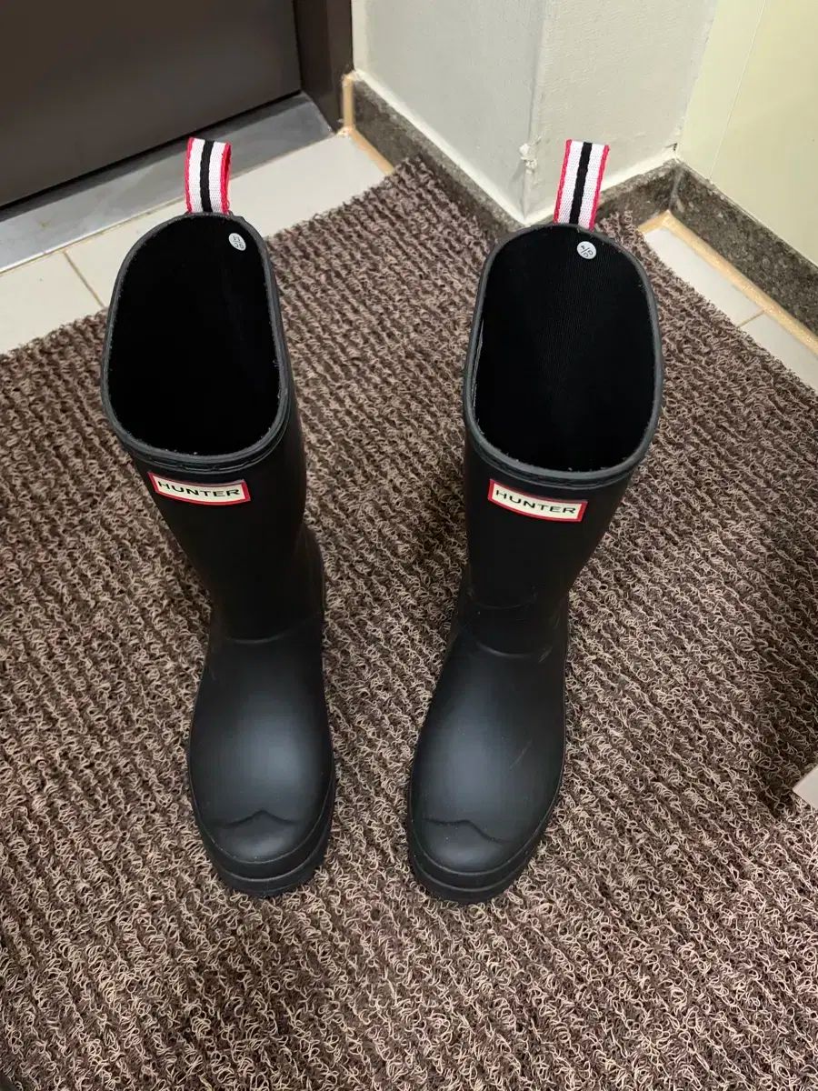 レディース オリジナル トール レイン ブーツ - ブラック HUNTER