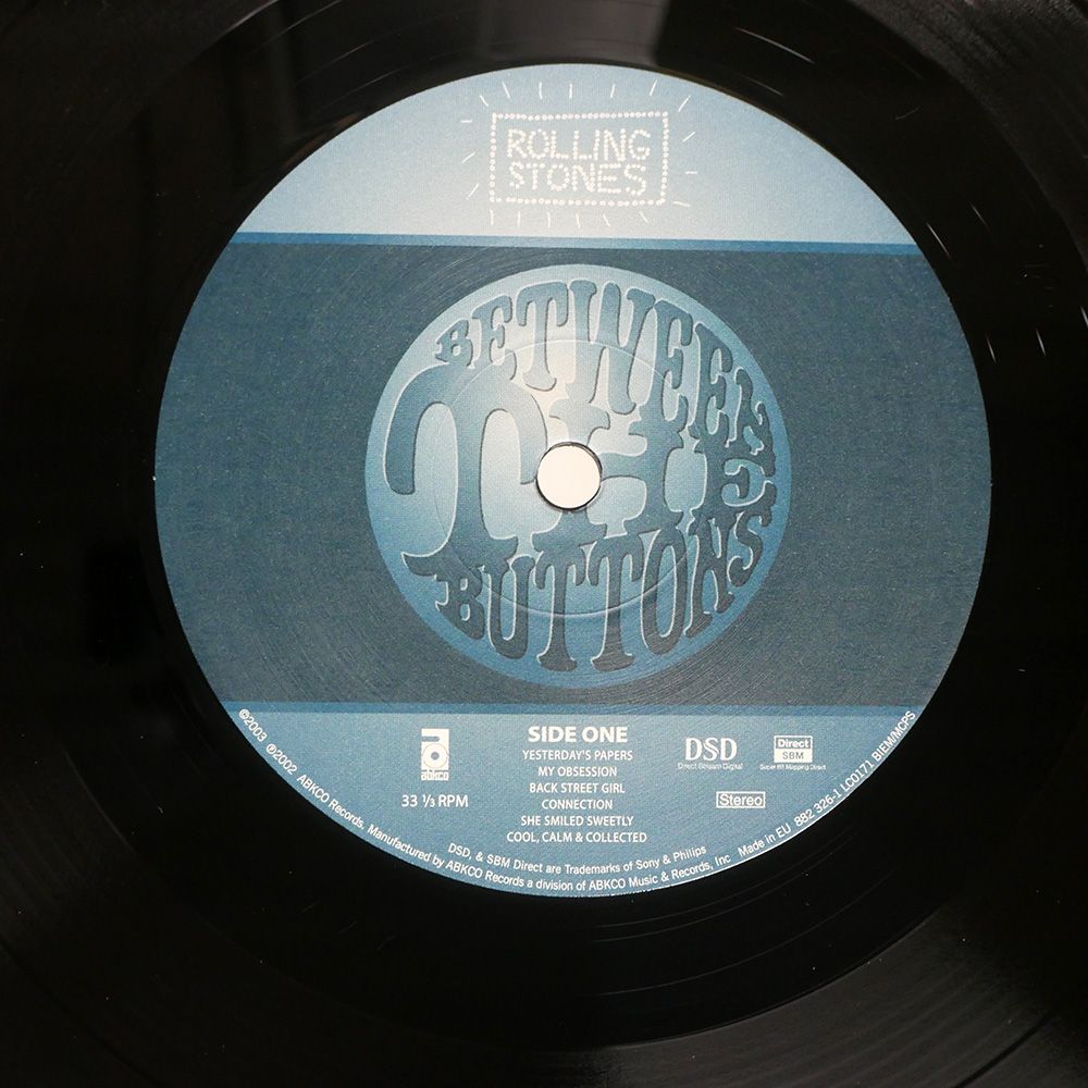 妖野都市 LP レコード　オリジナル盤 ヨーロッパ盤 ROLLING STONES/BETWEEN THE BUTTONS/ABKCO 8823261 LP