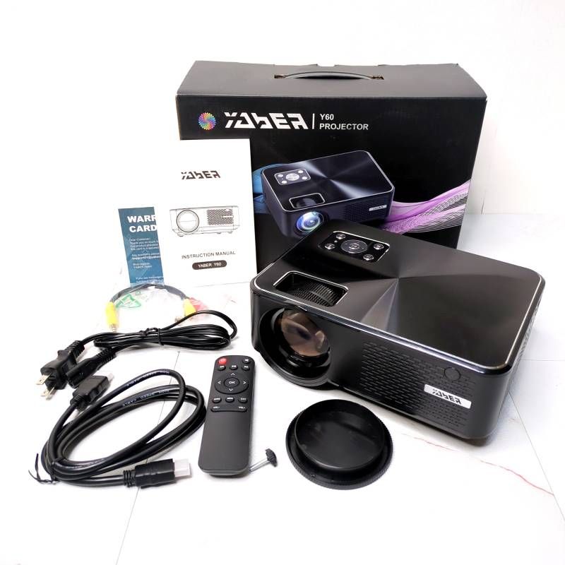 未使用品 YABER Y60 プロジェクター小型 1080PフルHD対応 YABER Y60 プロジェクター小型 【明るさプラス 8000lm】 1080PフルHD