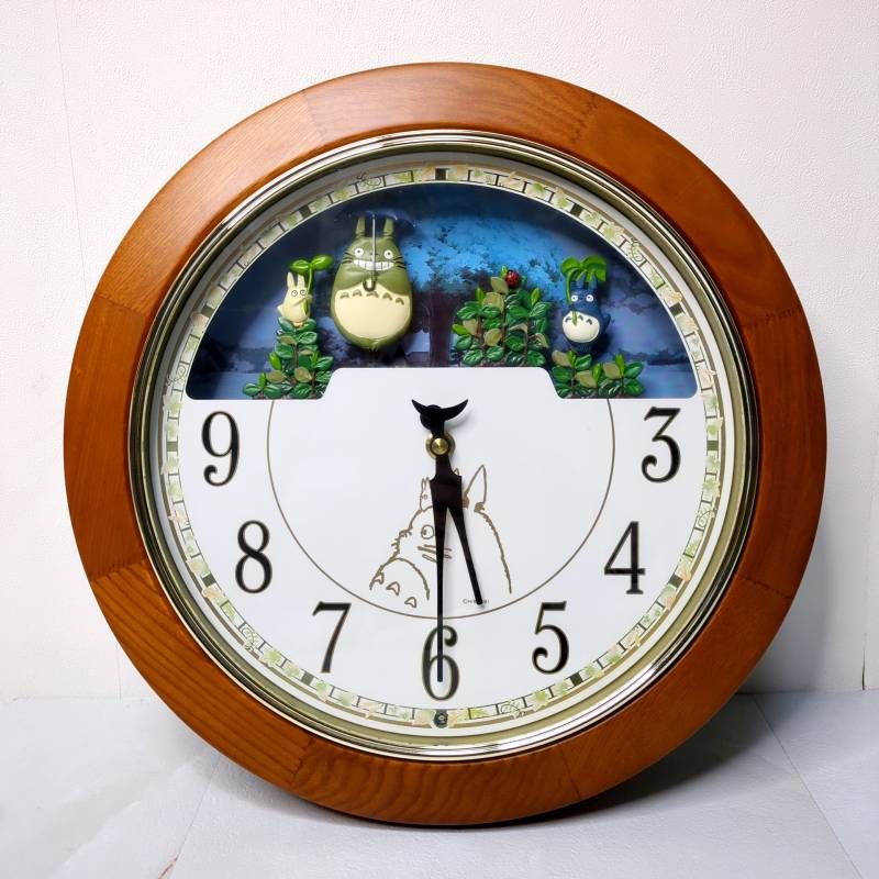 Y*i様 美品☆ジブリ となりのトトロ からくり時計 掛け時計 リズム　アンティ Y*i様 美品☆ジブリ となりのトトロ からくり時計 掛け時計 リズム