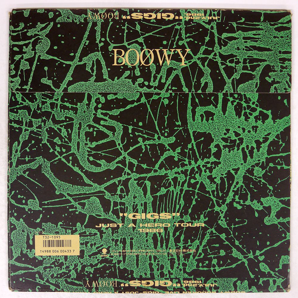 国内盤 BOOWY/GIGS JUST A HERO TOUR 1986/EASTWORLD T321095 LP