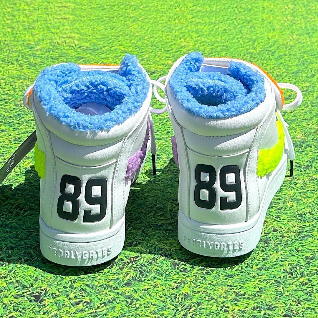 535☆パーリーゲイツ 定価41,800円 メンズ ゴルフシューズ ミドル