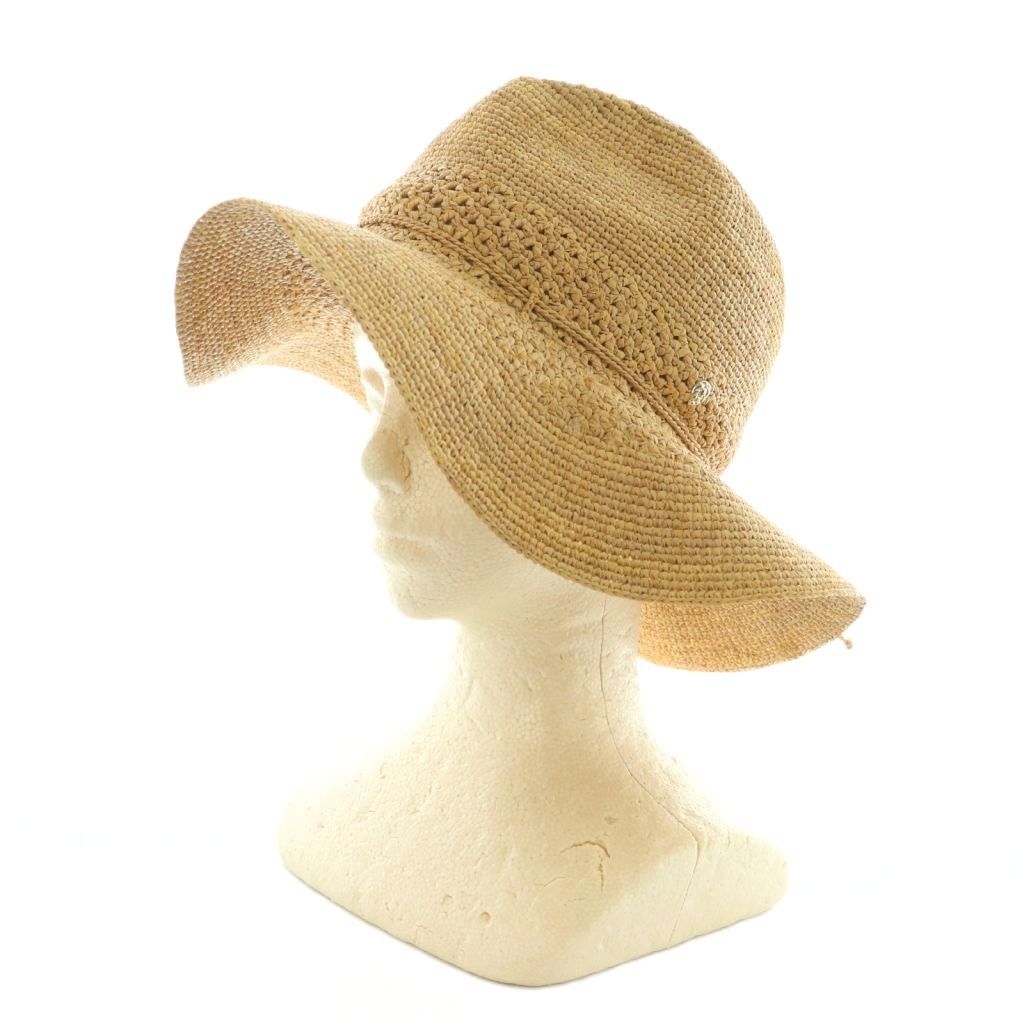 ヘレンカミンスキー HELEN KAMINSKI ラフィアハット 帽子 リボン