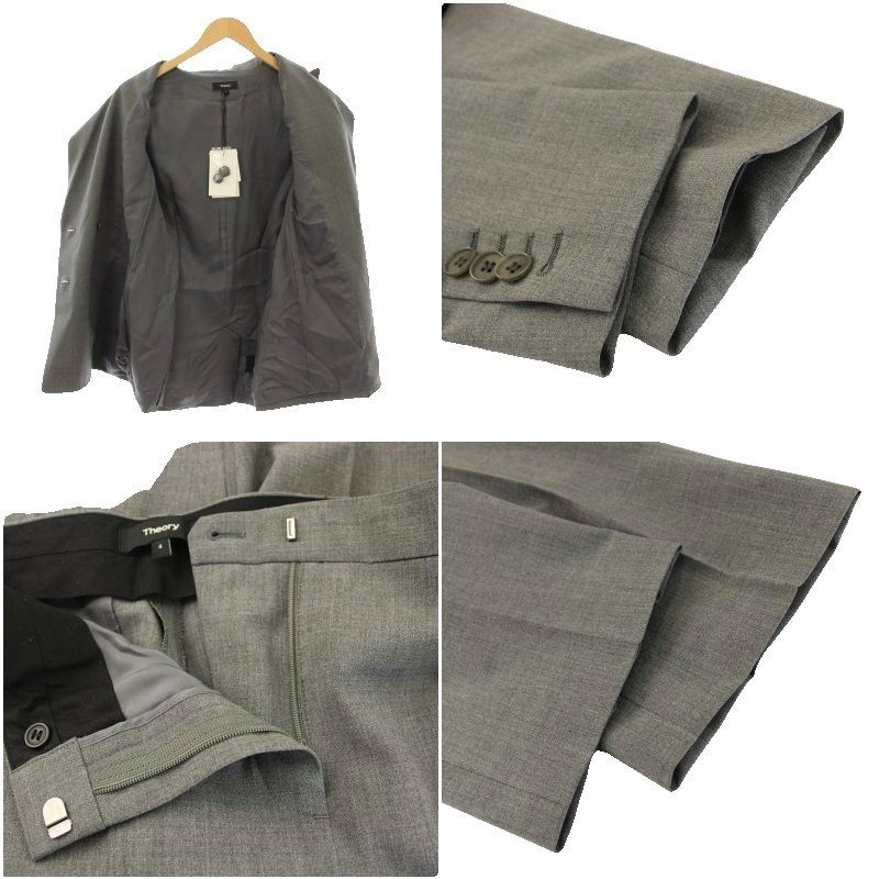 セオリー Theory TRACEABLE WOOL DB TAILOR JKT TAILORED TROUSER J