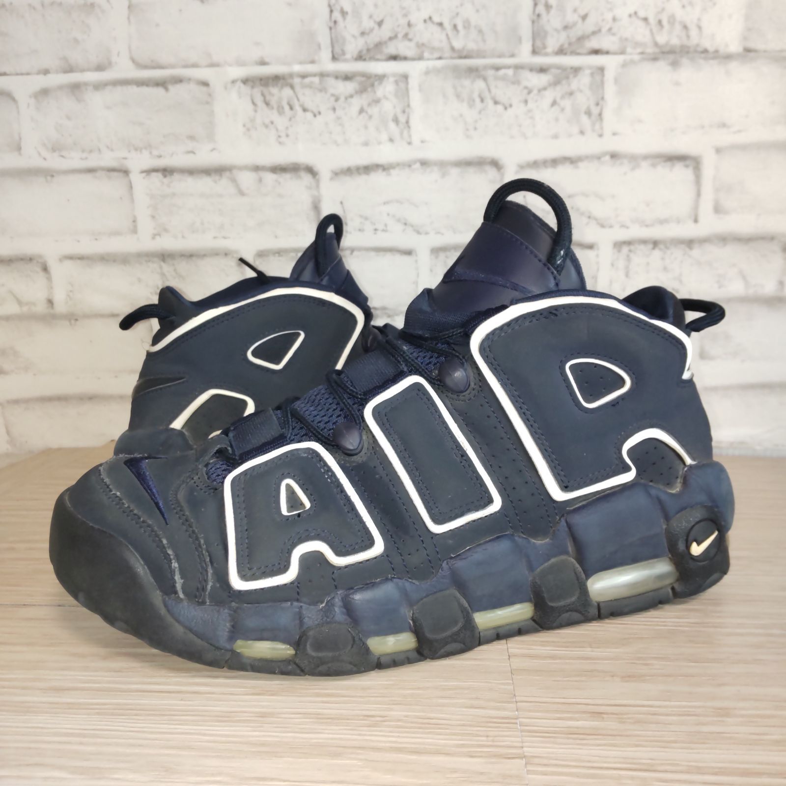 管理番号 2511zfCGIZ1/3】NIKE AIR MORE UPTEMPO OBSIDIAN エアモア 