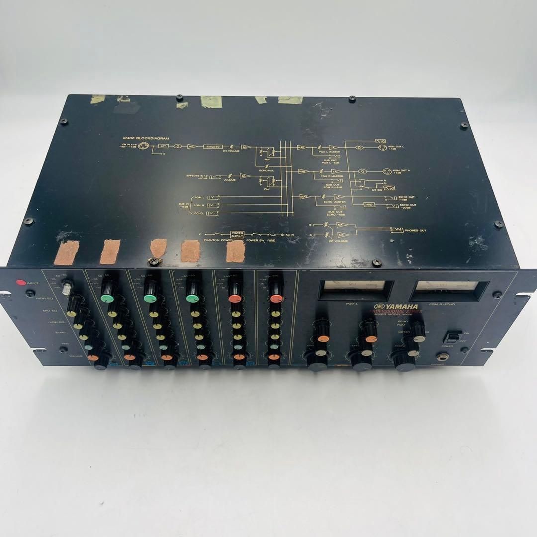 訳あり】 YAMAHA ヤマハ ラックマウントミキサー M406 - メルカリ