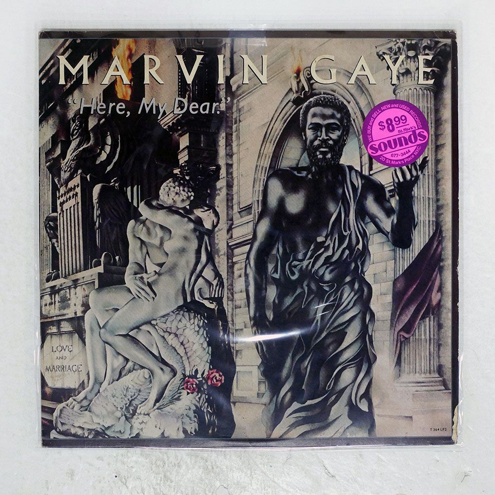 レコードまとめ売り！ US盤 MARVIN GAYE/HERE MY DEAR/TAMLA T364LP2 LP