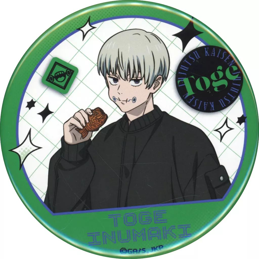 呪術廻戦 gigoコラボ おっきめ缶バッジ 狗巻棘 23点纏め売り 中古】バッジ・ピンズ 狗巻棘 「呪術廻戦×GiGO POP UP SHOP 描き下ろし