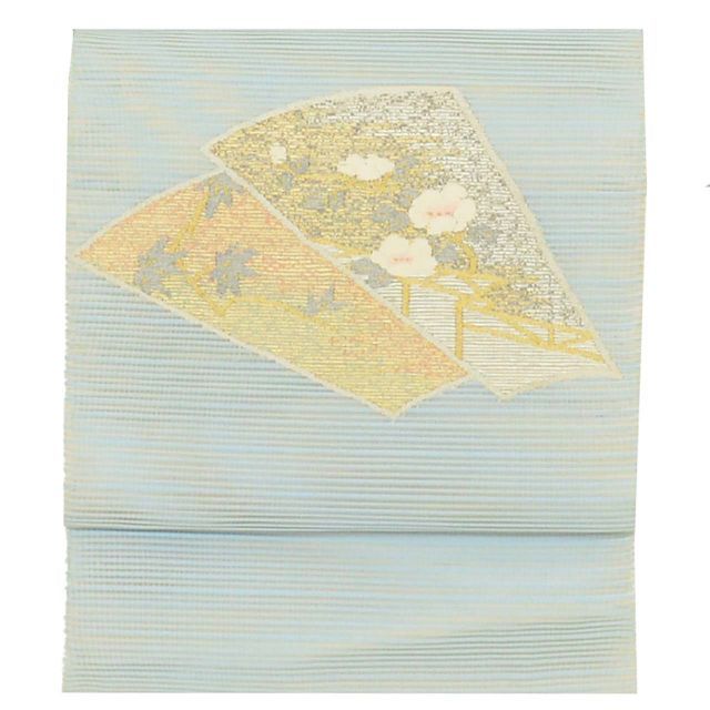 中古】 名古屋帯 夏物 夏帯 正絹 八寸 リサイクル名古屋帯 仕立て