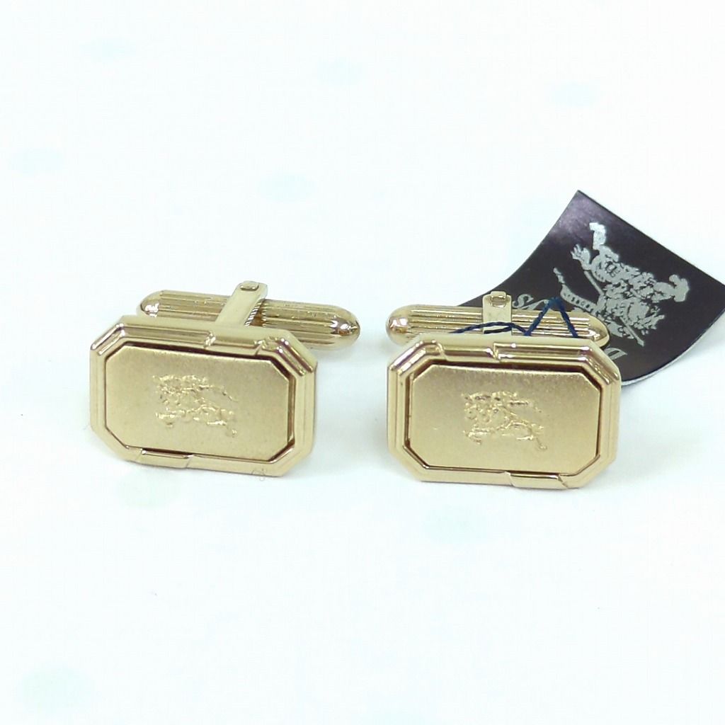 BURBERRY バーバリー ネクタイピン カフリンクス ゴールドカラー