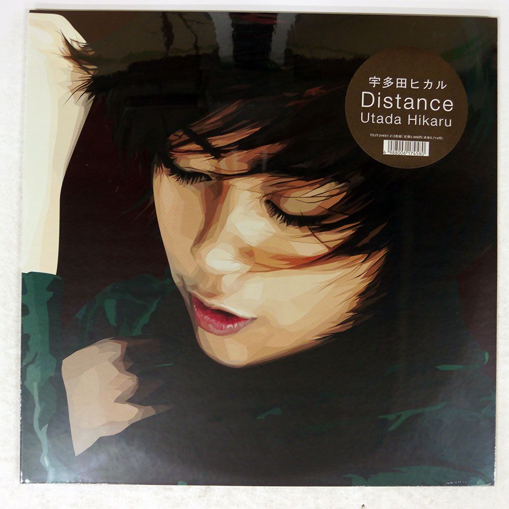 レコード 帯 国内盤 宇多田ヒカル/DISTANCE/EASTWORLD TOJT24651 LP