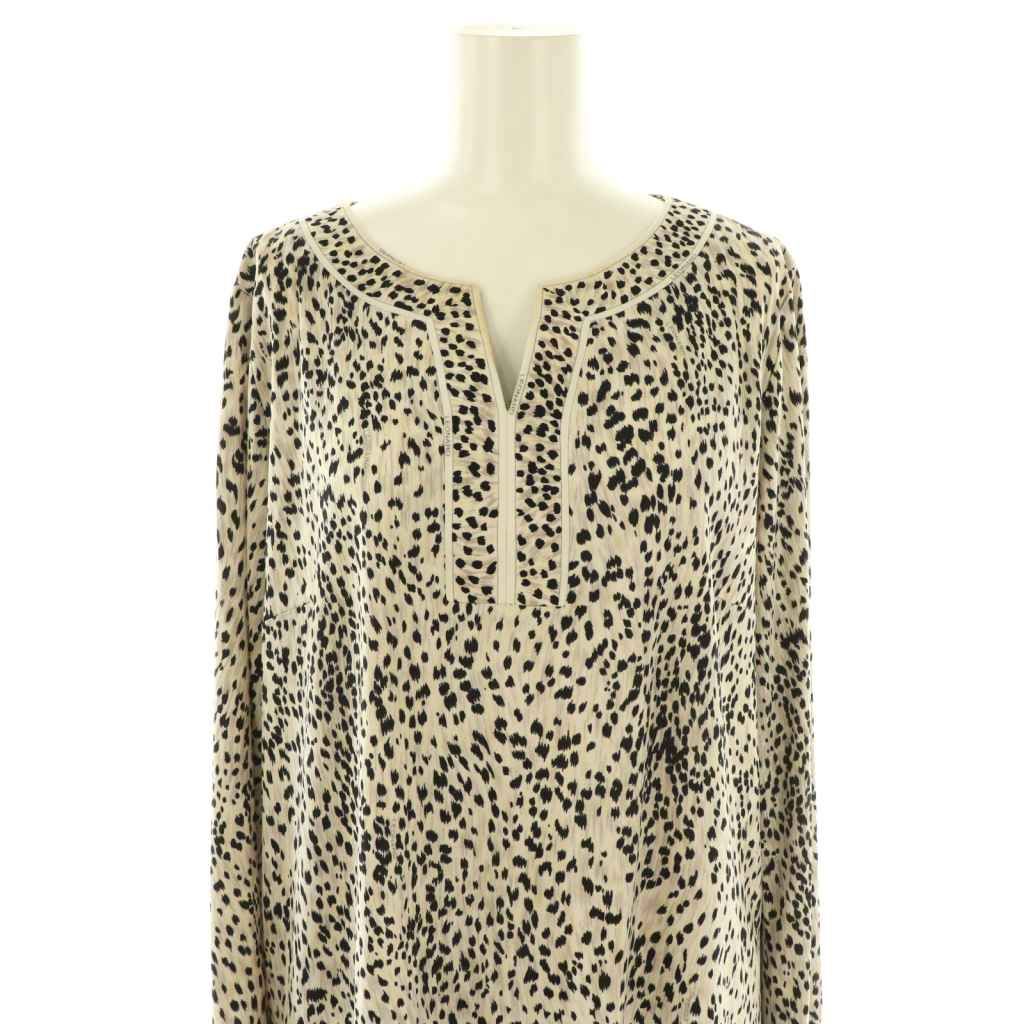 LEONARD チュニック ❤️LEONARD フラワープリント 7分袖チュニック 38