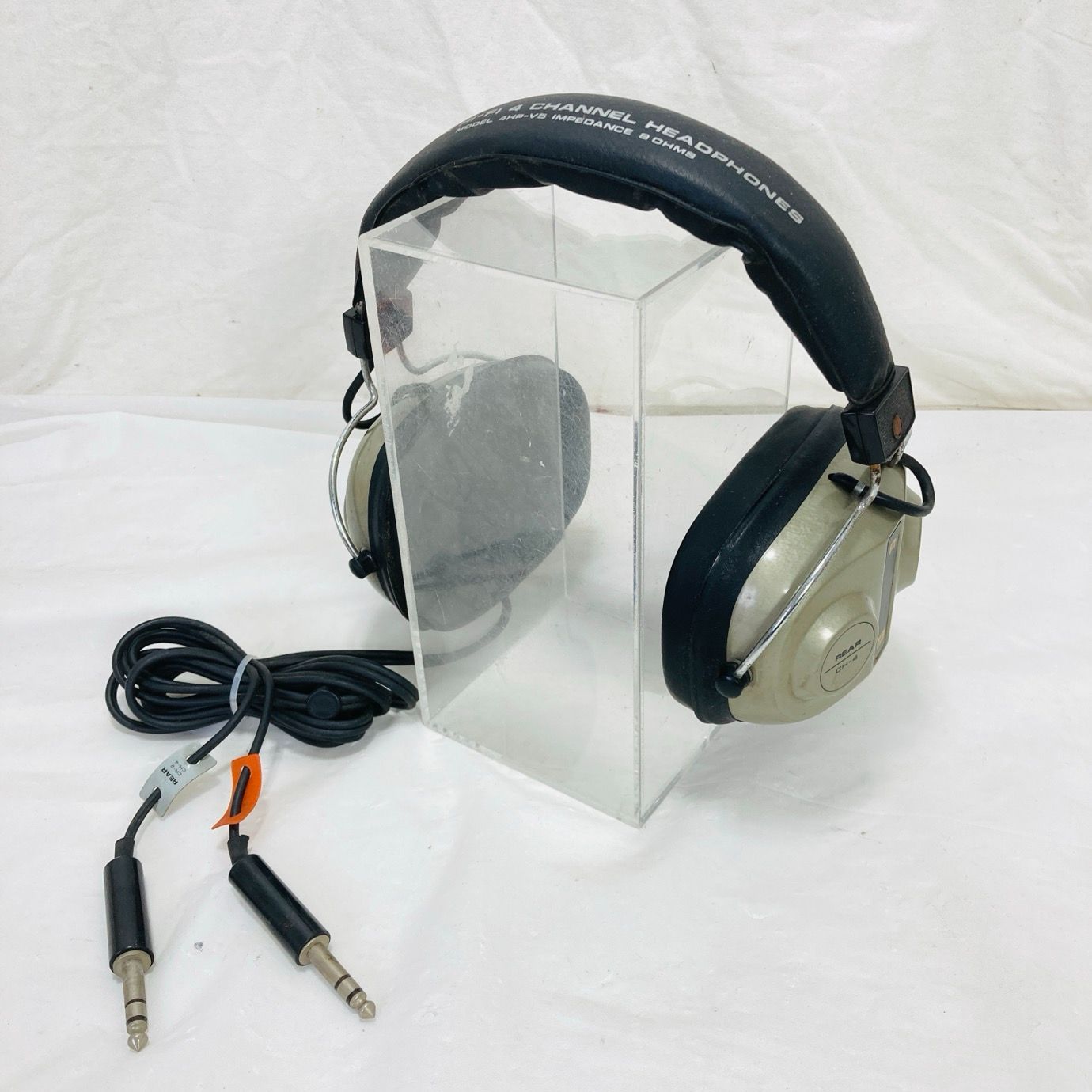 レトロ VICTOR 4HP-V5 4チャンネル　ヘッドフォン　G9 レトロ・VICTOR 4HP-V5・4チャンネルヘッドフォン - メルカリ