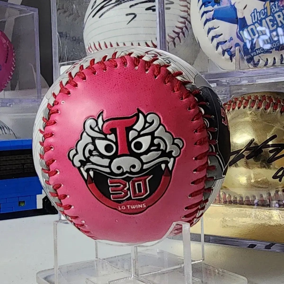 LGツインズ キム・ヒョンス サイン入り 30周年 記念球 サインボール