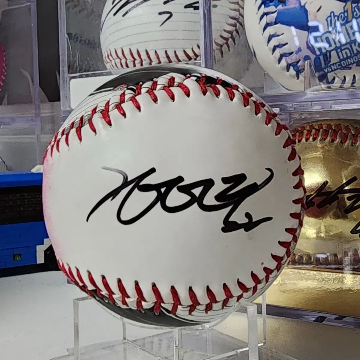 LGツインズ キム・ヒョンス サイン入り 30周年 記念球 サインボール
