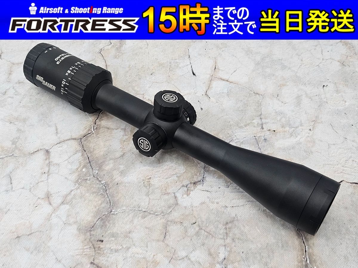 中古商品）SIG SAUER スコープ WHISKEY3 4-12x40 1in Hellfire
