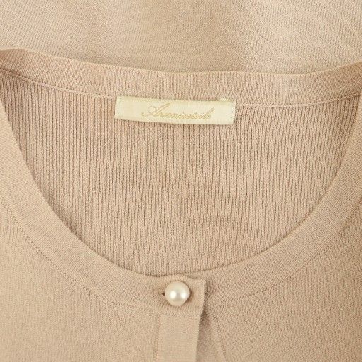 アベニールエトワール Aveniretoile パールボタンベーシックニット