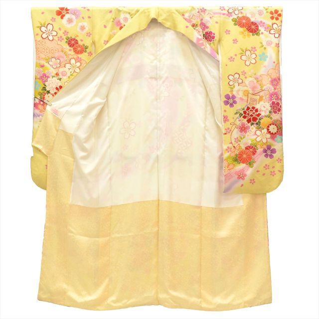 振袖 正絹 単品 身丈170cm LL 裄68cm 仕立て上がり リサイクル着物