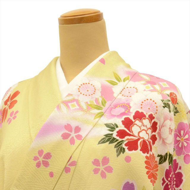 振袖 正絹 単品 身丈170cm LL 裄68cm 仕立て上がり リサイクル着物