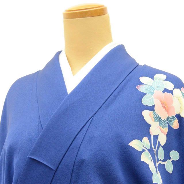 訪問着 リサイクル 着物 中古 袷 正絹 仕立て上がり 裄65cm 身丈155.5