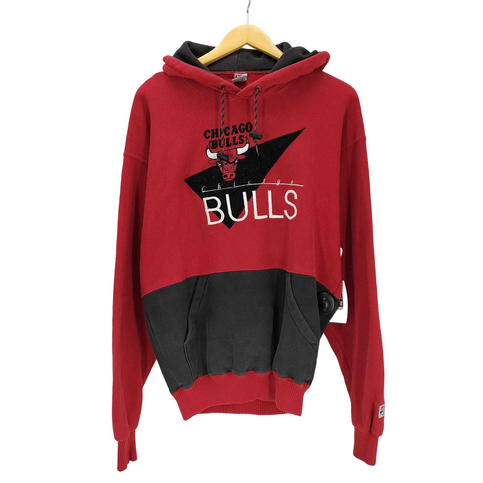 ユーズドフルギ USED古着 90S The game USA製 ロゴ 刺繍 バイカラー