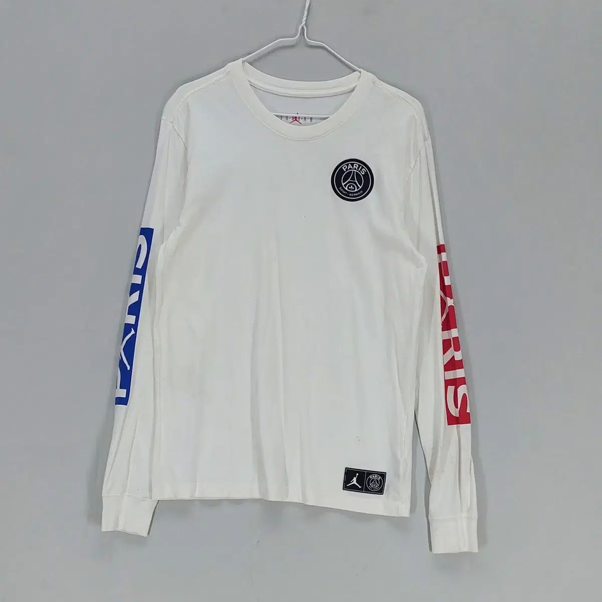 AI 90% ジョーダン メンズ100 ラウンドTシャツ 2019 春 秋 白 01267